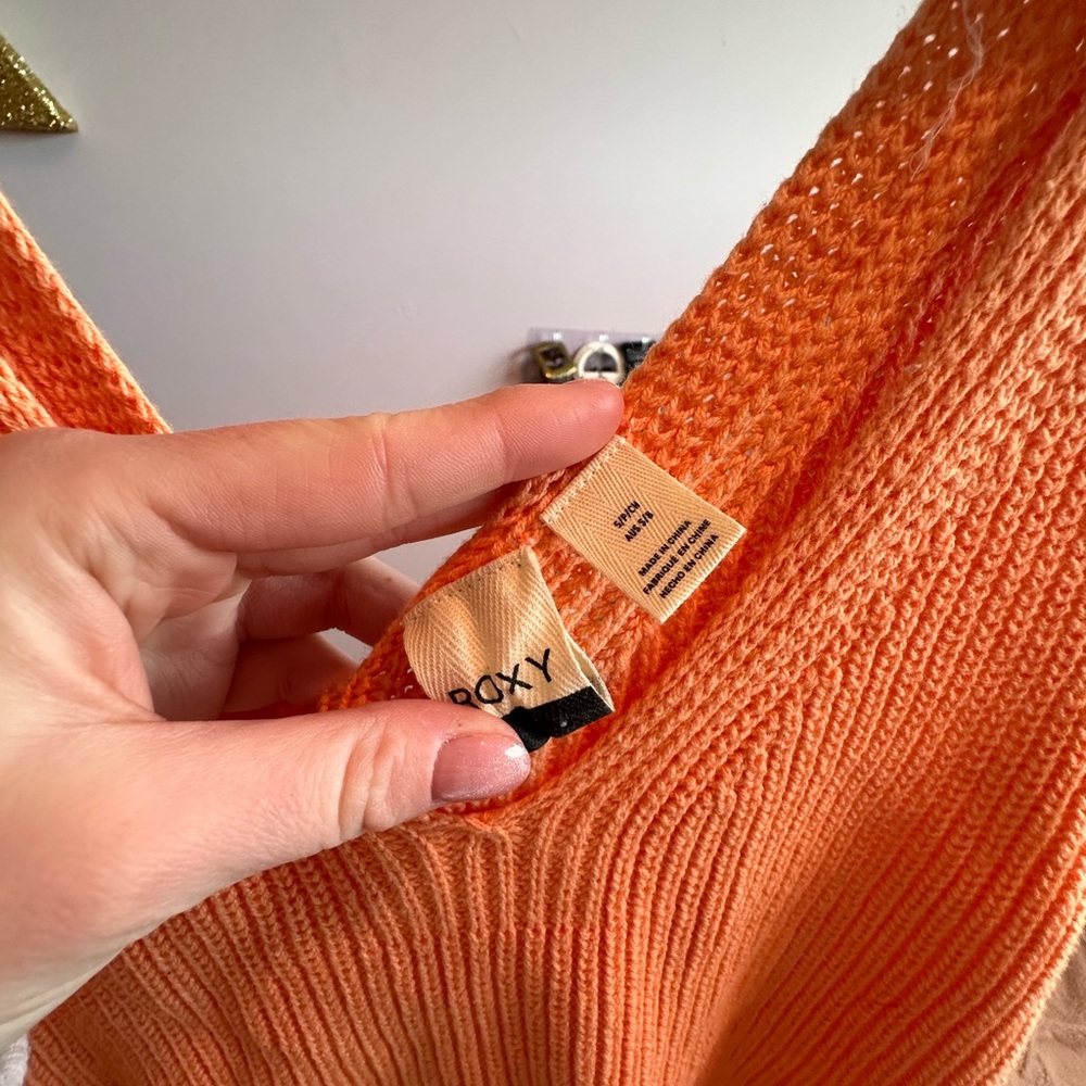 Roxy Vibrant Orange Sweater